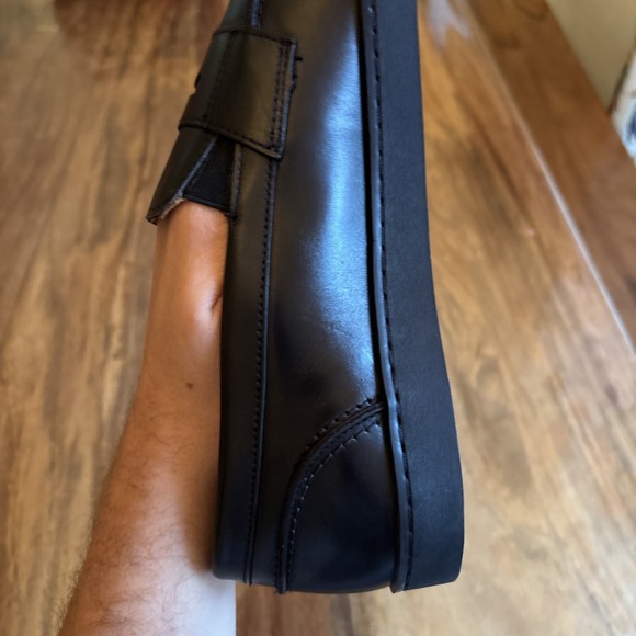 Allen Edmonds "RANDOLPH" Leather Penny Loafer Sneakers 10 D Black - Picture 5 of 16